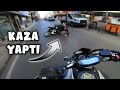 MT-07 MOTORCU ÇİFT KAZA YAPTI! | MOTOVLOG #101