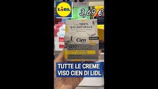 Le Migliori Creme Viso Cien In Vendita Da Lidl