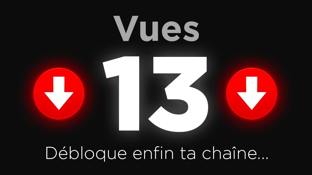 Pas de vues ? Pas d'abonnés ? DÉSACTIVE ÇA MAINTENANT