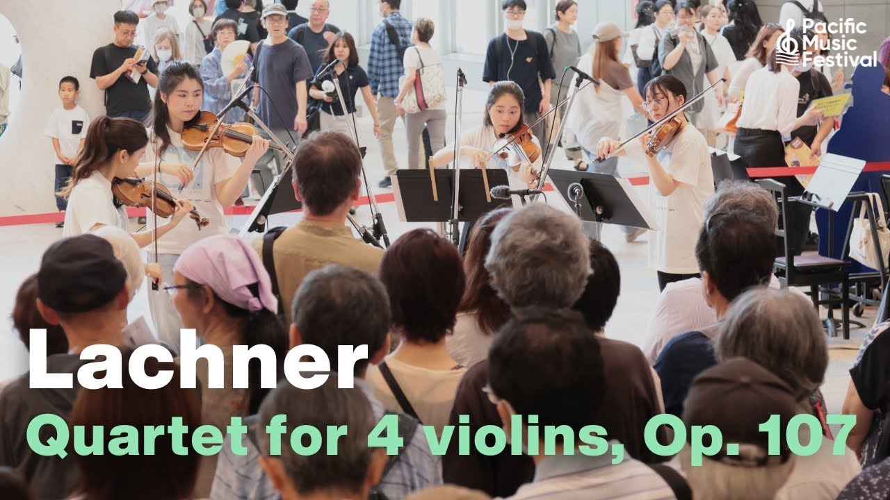 I. Lachner: Quartet for 4 violins, Op. 107 / ラハナー:ヴァイオリン