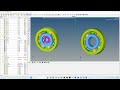 Advanced ball bearing simulation using HyperMesh &amp; MotionView