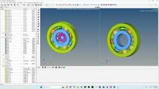 Advanced ball bearing simulation using HyperMesh &amp; MotionView