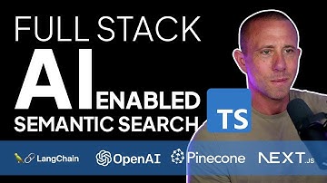 Full Stack AI Semantic Search with Next.js, Pinecone, Langchain, & ChatGPT - Full TypeScript Course