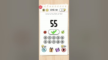 Brain test tricky puzzles levels 181 - 190 detailed solution or walkthrough