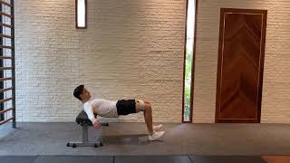 Static hip thrust pulses | Glute band