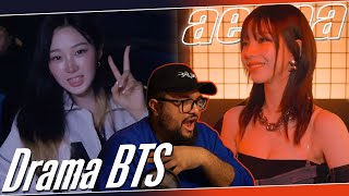 aespa 'Drama' MV Behind The Scenes REACTION | KARINA KICKING ASS 🧎🏽‍♂️