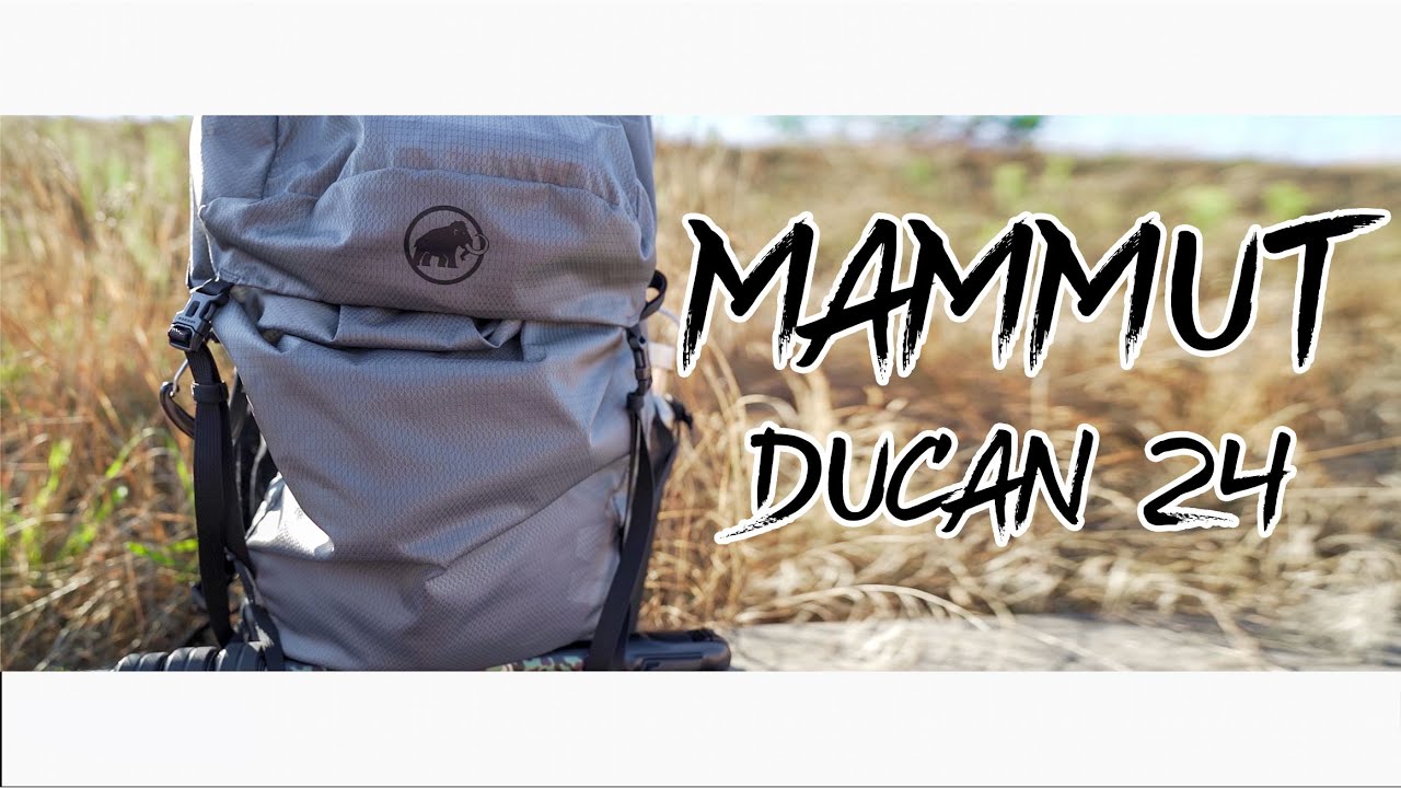 Ducan 24 MAMMUT 軽量小型ザック マムート デュカン - YouTube