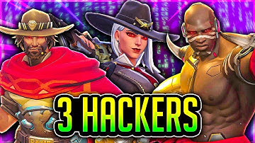 what happens when 3 HACKERS randomly meet in Overwatch... Hacking in Overwatch (Samito)