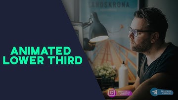 Alight Motion Lower Thirds || Lower third template ||2021||socialmedia Lower Thirds||Telugu-VR EDITS