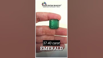 Take a glimpse of luxury with a 37.40-carat emerald Gemstone