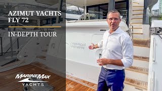 Full InDepth Yacht Tour with Federico Ferrante | AllNew Azimut Fly 72