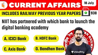 5:00 AM - Current Affairs Quiz 2021 by Bhunesh Sir | 10 July 2021 | Current Affairs Today
