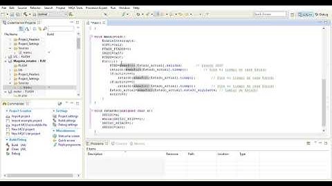 C C++   Maquina estados Sources main c   CodeWarrior Development Studio 2021 06 14 22 51 15