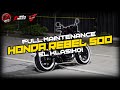 Honda rebel 500 full maintenance  zero one moto