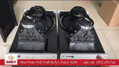 Loa line array 40 neo giá rẻ | Dàn âm thanh Line Array