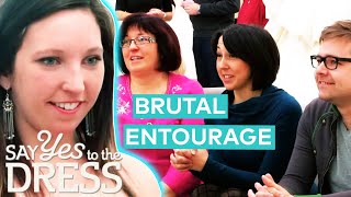 Bride's Confidence Is Shaken By Entourage's Brutal Feedback | Say Yes To The Dress