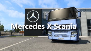 ETS2 | Mercedes X Scania Truck (Save Edit) | Works on MP