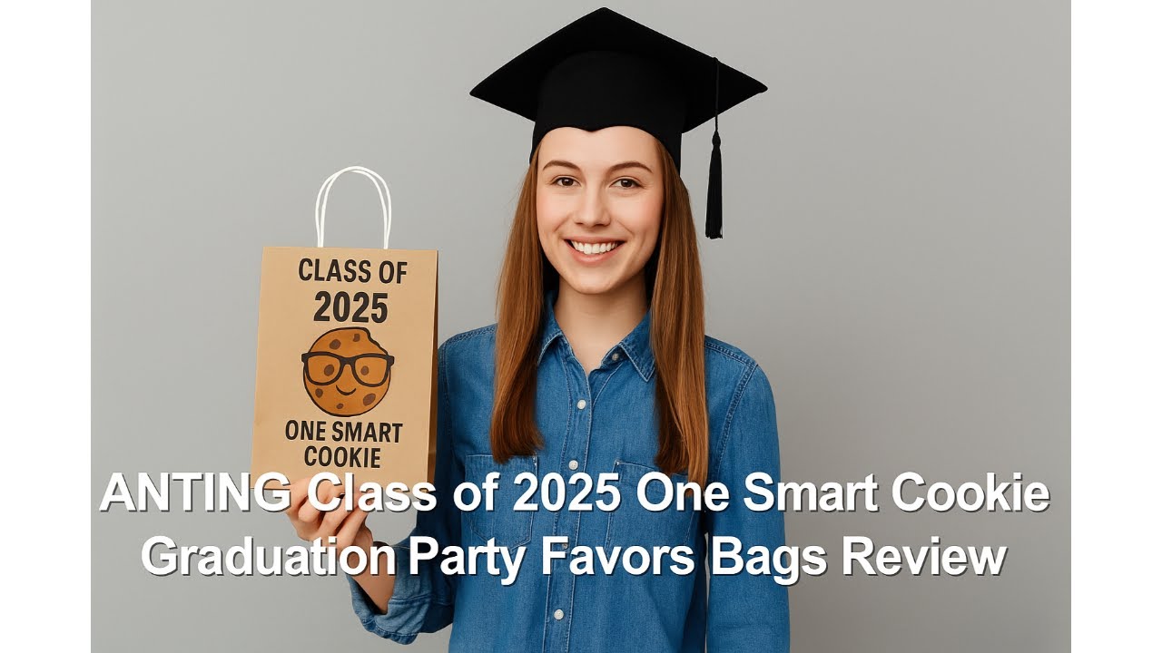 🎓🍪 ANTING Class of 2025 One Smart Cookie Graduation Party Favors Bags Review 🍪🎓