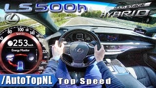 Lexus LS 500h AUTOBAHN POV 250km/h TOP SPEED by AutoTopNL