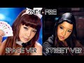 2NE1 FIRE SPACE X STREET Comparison MV 2NE1 FIRE SPACE X STREET Comparison MV