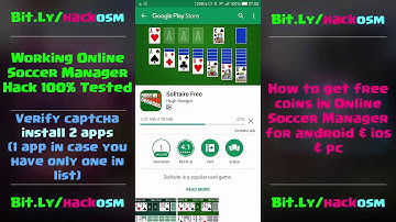 Online Soccer Manager Hack   OSM Free Coins Cheats   IOS  Android