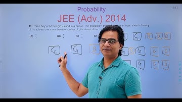 JEE Advanced 2014 Probability Problem | Boys and Girls Queue | Detailed Solution by Kilkil Sachan