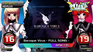 [PUMP IT UP XX] Baroque Virus - FULL SONG - S16 & S19 | PIU XX 2.04 Update