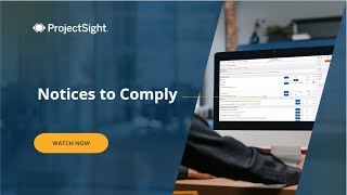 Trimble ProjectSight User Training Video: Notices To Comply