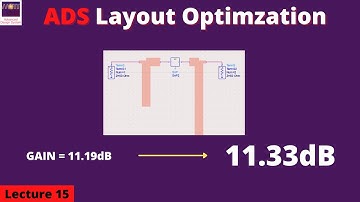 Lecture 15 |ADS Layout Optimization| Co-Simulation | ADS Simulation