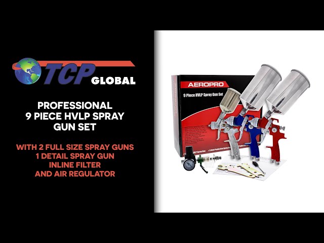  TCP Global Professional 23 Piece Spray Gun Cleaning