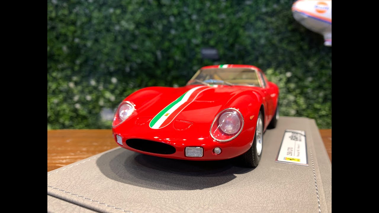 BBR 1:18 Ferrari 250 GTO – Press Day 24 Février 1962 – Avec Vitrine – BBR1803AV