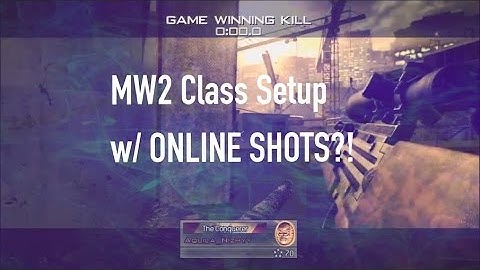 Oxygen Nizhy  -  MW2 Class Setup w/ Online Shots