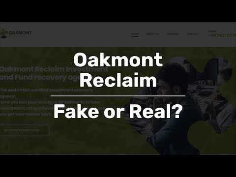 oakmontreclaim.com (Oakmont Reclaim) | Fake or Real? » Fake Website Buster