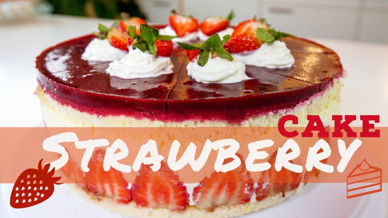 Strawberry Cake 👩🏼‍🍳🍓 (How to bake a Strawberry Cake). YouTube