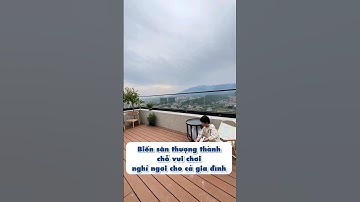 Bí quyết thiết kế sân thượng "triệu view" chỉ với gỗ nhựa ngoài trời