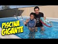 PISCINA GIGANTE! Montamos uma piscina de quase 11 mil litros no Quintal!