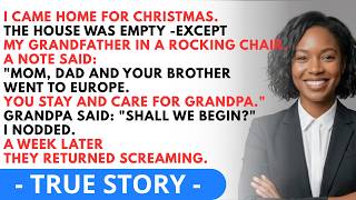My Parents Left Me Alone With Grandpa on Christmas — One Week Changed Everything.... Hemlock Revenge