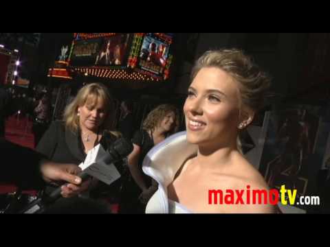 Scarlett Johansson Interview at 'IRON MAN 2" Premiere in Los Angeles April 26, 2010