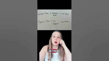 Lead Time vs Cycle Time #scrummother #scrummaster #scrum #agile #moveyourownneedle