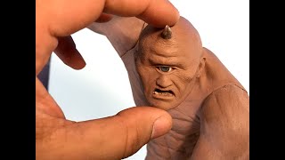 #sculpture #clay #sculpting Sculpting Cyclops figure 9 in clay model by Baris Kareli Episode 2