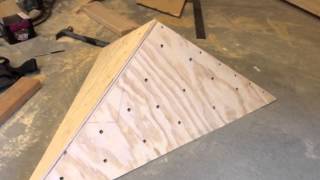 Build an Easy Volume for a Home Climbing Wall