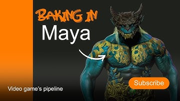 Master the Art of Normal Map Baking in Maya | Baking in Maya | Gaming pipeline