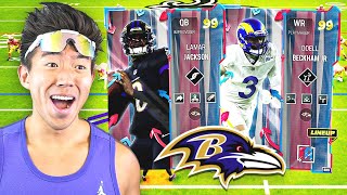 The Ravens Theme Team with OBJ and Lamar Jackson Is Insane! Madden 23