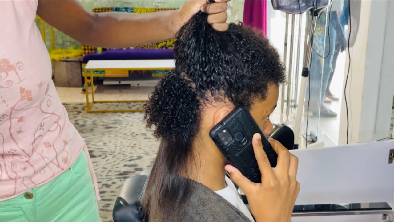 HOW TO STRAIGHTEN FRIZZY CURLY NATURAL HAIR WITHOUT FLAT IRONING/ MUST