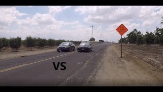 2015 Scion Tc vs 2008 Honda civic/Drag Race/Roll Race...