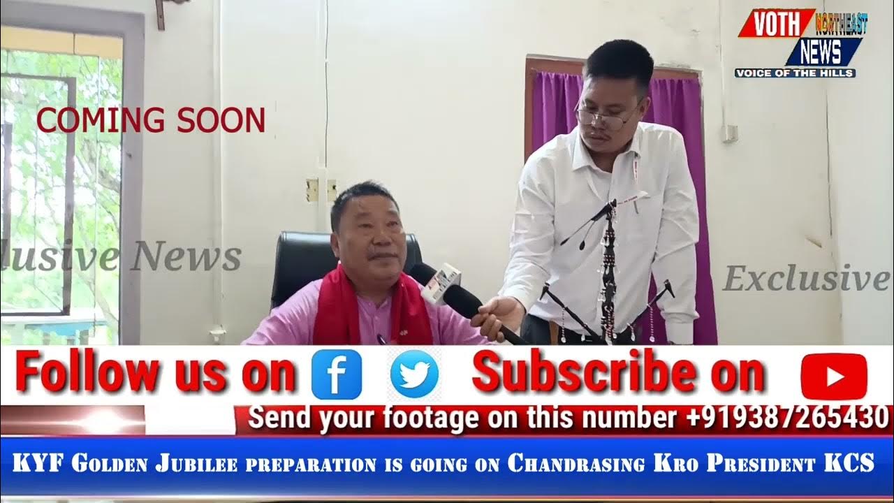 Chandra Sing Kro KCS President with Voic of the hills// 5oth Glorious Chandra Sing Kro KCS President with Voic of the hills// 5oth Glorious