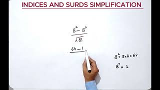 Indices and Surds || Power Zero and Square Root || Exponents and Surds
