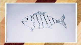 Fish drawing easy /how to draw fish from beginners by Limu Art Gallery 25 views 9 months ago 3 minutes, 5 seconds