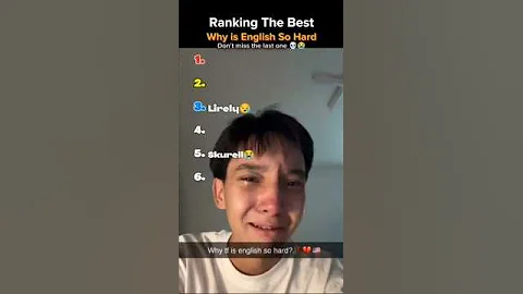 Ranking The Best "Why is English So Hard"  Moments #ranking #shorts