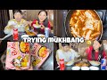 Trying mukhbang for the first time